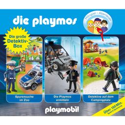 Das Buch “Die große Detektiv-Box - Das Original Playmobil Hörspiel, Folgen 46, 66, 73 – Florian Fickel, David Bredel” online hören