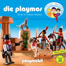 Das Buch “Die Playmos - Das Original Playmobil Hörspiel, Folge 35: Streit im Wilden Westen – Florian Fickel, David Bredel” online hören