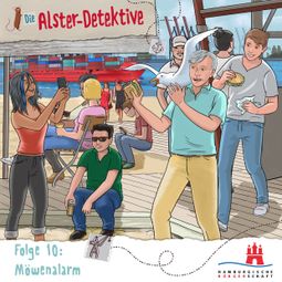 Das Buch “Die Alster-Detektive, Folge 10: Möwenalarm (Ungekürzt) – Katrin Wiegand, Kai Schwind” online hören