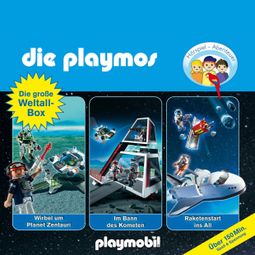 Das Buch “Die Playmos - Das Original Playmobil Hörspiel, Die große Weltall-Box, Folgen 29, 36, 48 – Simon X. Rost & Florian Fickel” online hören