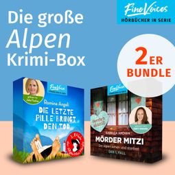 Das Buch “Die große Alpen Krimi-Box - Die Alpen sehen und sterben: MörderMitzi Krimi + Die letzte Pille bringt den Tod: Allgäu Krimi (ungekürzt) – Romina Angeli, Isabella Archan” online hören