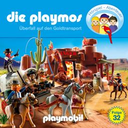 Das Buch “Die Playmos - Das Original Playmobil Hörspiel, Folge 32: Überfall auf den Goldtransport – Florian Fickel, David Bredel” online hören