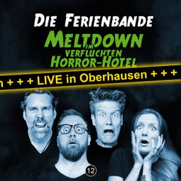Das Buch “Die Ferienbande, Folge 12: Meltdown im verfluchten Horror Hotel (Live in Oberhausen) – Die Ferienbande” online hören