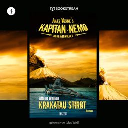 Das Buch “Krakatau stirbt - Jules Vernes Kapitän Nemo - Neue Abenteuer, Folge 4 (Ungekürzt) – Jules Verne, Alfred Wallon” online hören