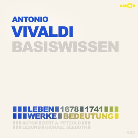 Hörbüch “Antonio Vivaldi (1678-1741) - Leben, Werk, Bedeutung - Basiswissen (ungekürzt) – Bert Alexander Petzold”
