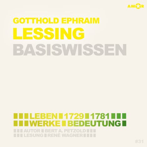 Hörbüch “Gotthold Ephraim Lessing (1729-1781) - Leben, Werk, Bedeutung - Basiswissen (Ungekürzt) – Bert Alexander Petzold”