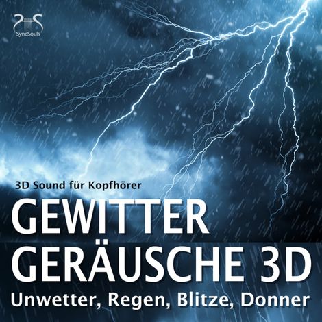 Hörbüch “Gewitter Geräusche 3D, Unwetter, Regen, Blitze, Donner - 3D Sound für Kopfhörer – Torsten Abrolat, Regen Macher”