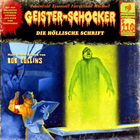 Hörbüch “Geister-Schocker, Folge 110: Die höllische Schrift – Markus Topf, Bob Collins”
