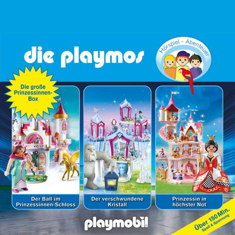 Hörbüch “Die Playmos - Das Original Playmobil Hörspiel, Die große Prinzessinnen-Box, Folgen 34, 63, 81 – Florian Fickel, Simon X. Rost, David Bredel”