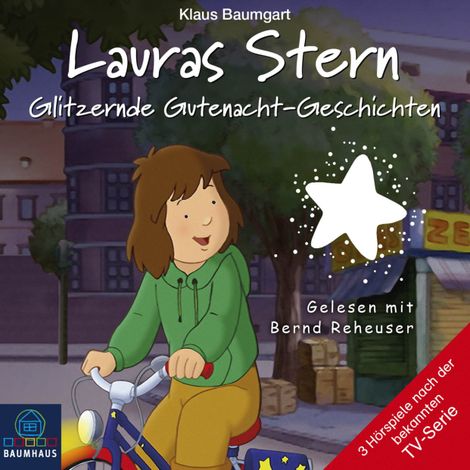 Hörbüch “Lauras Stern, Teil 9: Glitzernde Gutenacht-Geschichten – Klaus Baumgart, Cornelia Neudert”
