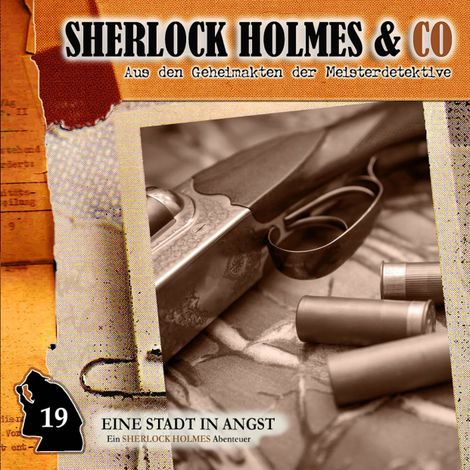 Hörbüch “Sherlock Holmes & Co, Folge 19: Eine Stadt in Angst – Thomas Tippner”