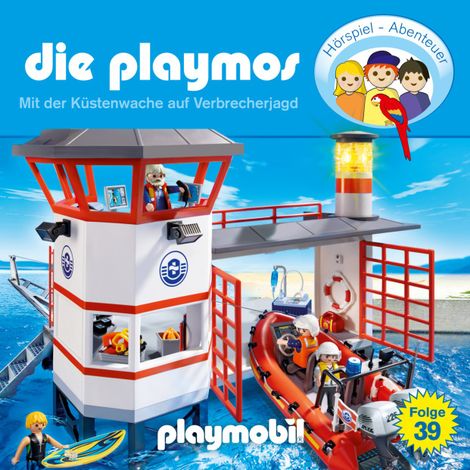 Hörbüch “Die Playmos - Das Original Playmobil Hörspiel, Folge 39: Mit der Küstenwache auf Verbrecherjagd – Florian Fickel, Simon X. Rost”
