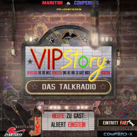 Hörbüch “VIPStory - Das Talkradio, Folge 8: Albert Einstein – Volker Führer”