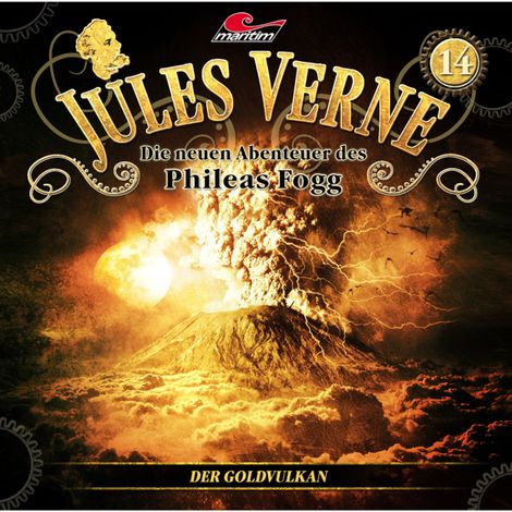 Hörbüch “Jules Verne, Die neuen Abenteuer des Phileas Fogg, Folge 14: Der Goldvulkan – Marc Freund”