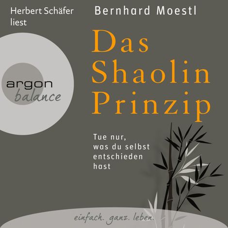 Hörbüch “Das Shaolin-Prinzip - Tue nur, was du selbst entschieden hast (Gekürzte Fassung) – Bernhard Moestl”