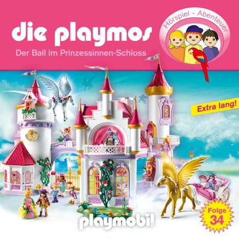 Hörbüch “Die Playmos - Das Original Playmobil Hörspiel, Folge 34: Der Ball im Prinzessinnen-Schloss – Florian Fickel, Simon X. Rost”
