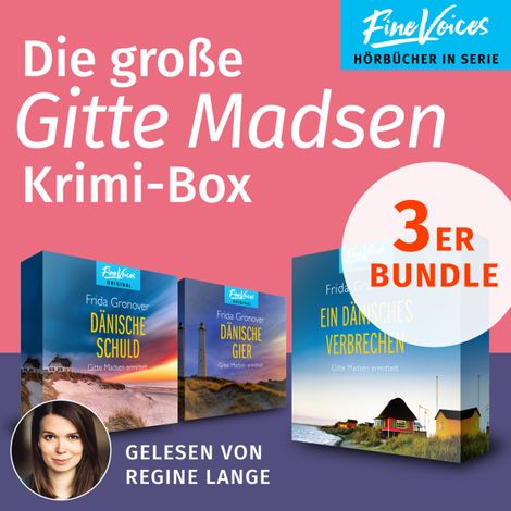 Hörbüch “Die große Gitte Madsen Krimi-Box - Ein Dänisches Verbrechen + Dänische Schuld + Dänische Gier (ungekürzt) – Frida Gronover”