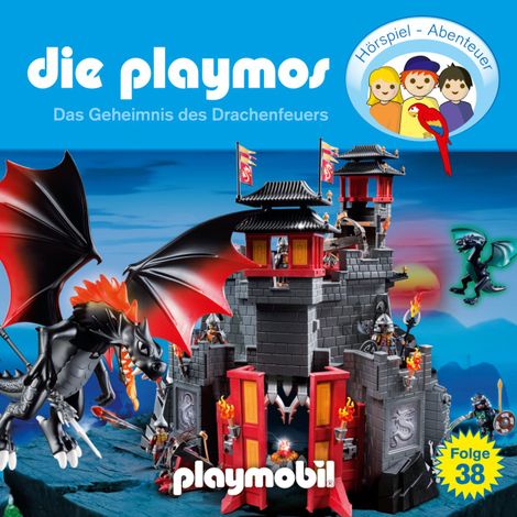 Hörbüch “Die Playmos - Das Original Playmobil Hörspiel, Folge 38: Das Geheimnis des Drachenfeuers – Florian Fickel, Simon X. Rost”