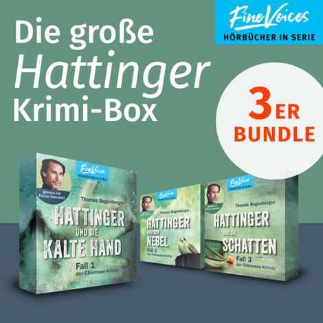 Hörbüch “Die große Hattinger Krimi Box - Hattinger und die kalte Hand + Hattinger und der Nebel + Hattinger und die Schatten (ungekürzt) – Thomas Bogenberger”