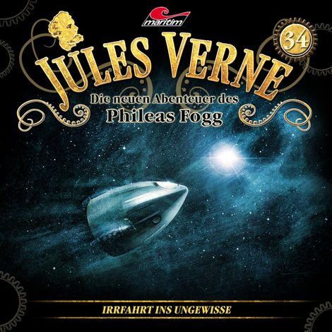 Hörbüch “Jules Verne, Die neuen Abenteuer des Phileas Fogg, Folge 34: Irrfahrt ins Ungewisse – Marc Freund”