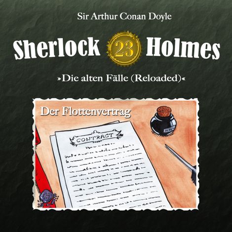Hörbüch “Sherlock Holmes, Die alten Fälle (Reloaded), Fall 23: Der Flottenvertrag – Arthur Conan Doyle”