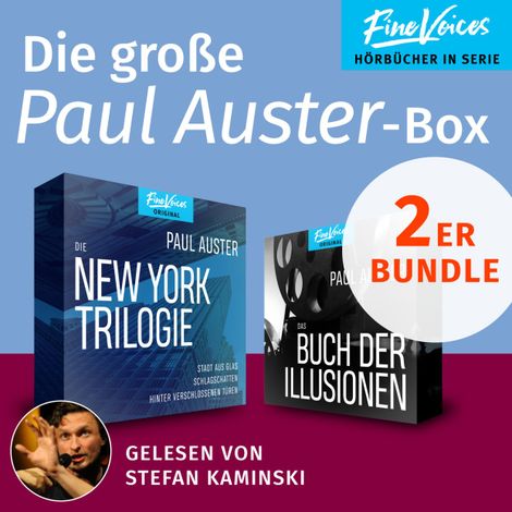 Hörbüch “Die große Paul Auster-Box - Die New York-Trilogie + Das Buch der Illusionen (ungekürzt) – Paul Auster”