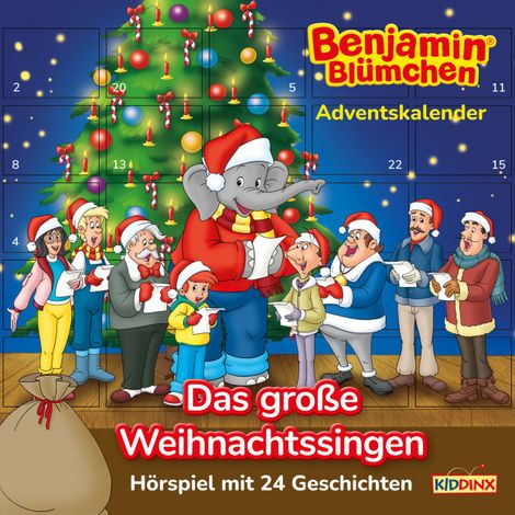 Hörbüch “Benjamin Blümchen, Adventskalender: Das große Weihnachtssingen – Vincent Andreas”