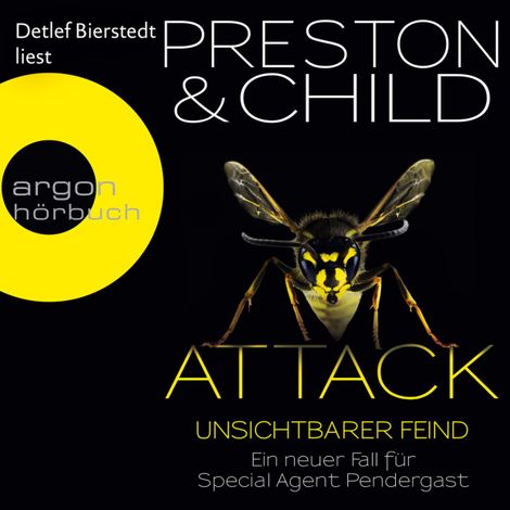 Hörbüch “Attack - Unsichtbarer Feind (Gekürzte Fassung) – Douglas Preston, Lincoln Child”