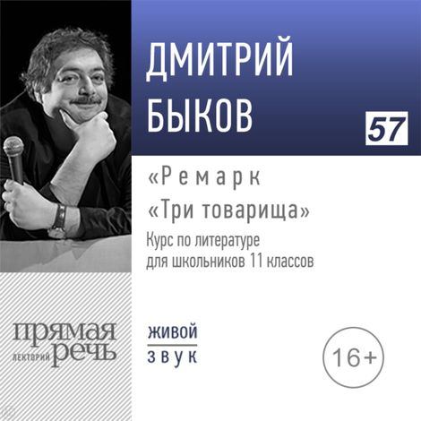 Аудиокнига «Ремарк «Три товарища». Литература. 11 класс – Дмитрий Быков»