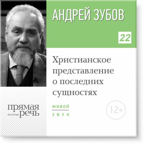 Аудиокнига «Христианское представление о последних сущностях – Андрей Зубов»